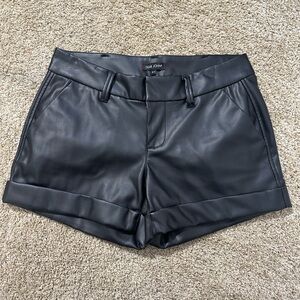 Dear John Faux Leather Mini Shorts Women’s Size 27 NWOT